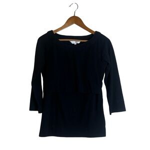 Sweet Mommy black nursing shirt